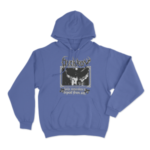 Duckboy Daily Reminders To Repent From Sin Unisex Hoodie Blue