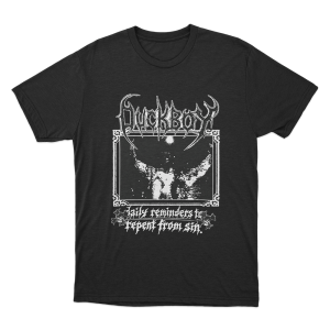 Duckboy Daily Reminders To Repent From Sin Unisex T Shirt Black