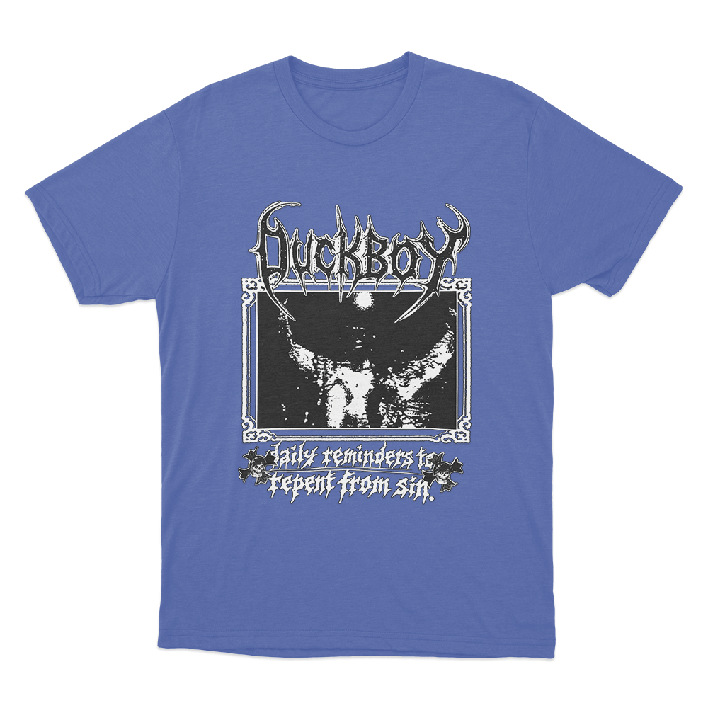 Duckboy Daily Reminders To Repent From Sin Unisex T Shirt Blue Duckboy Daily Reminders To Repent From Sin Unisex T Shirt Blue