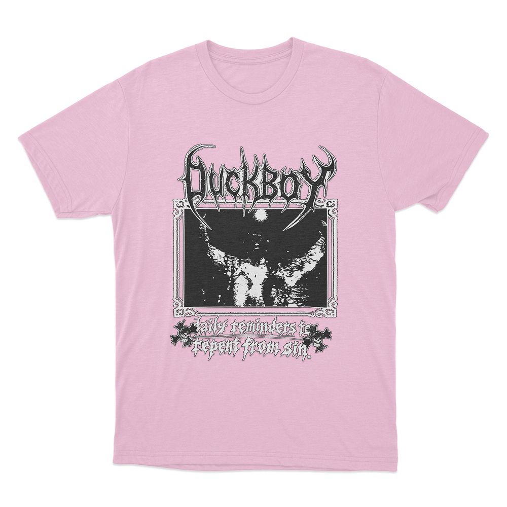 Duckboy Daily Reminders To Repent From Sin Unisex T Shirt Pink Duckboy Daily Reminders To Repent From Sin Unisex T Shirt Pink