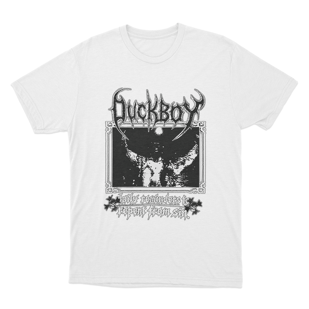 Duckboy Daily Reminders To Repent From Sin Unisex T Shirt White Duckboy Daily Reminders To Repent From Sin Unisex T Shirt White