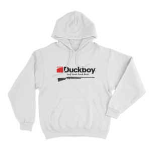 Duckboy Duck Hunter Unisex Hoodie White