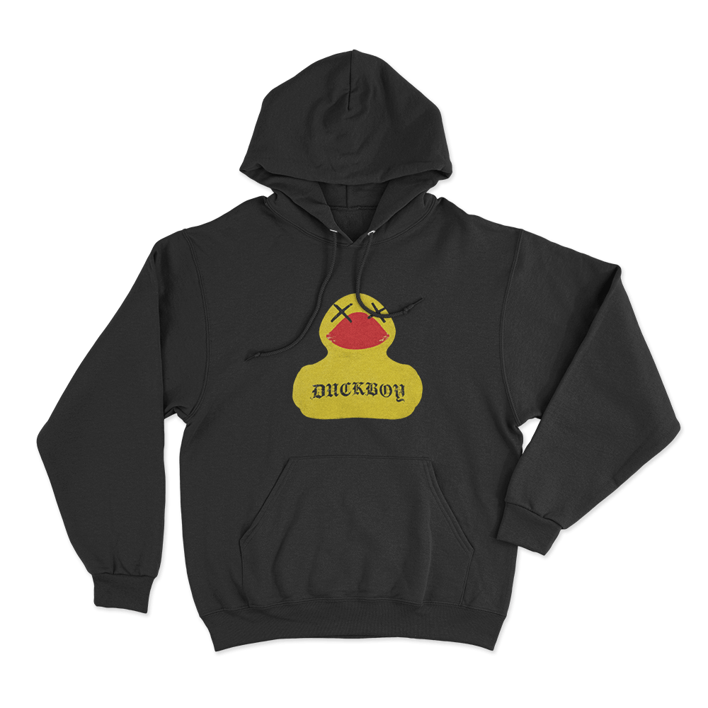 Duckboy Duck Unisex Hoodie Black Duckboy Duck Unisex Hoodie Black