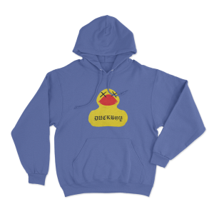 Duckboy Duck Unisex Hoodie Blue