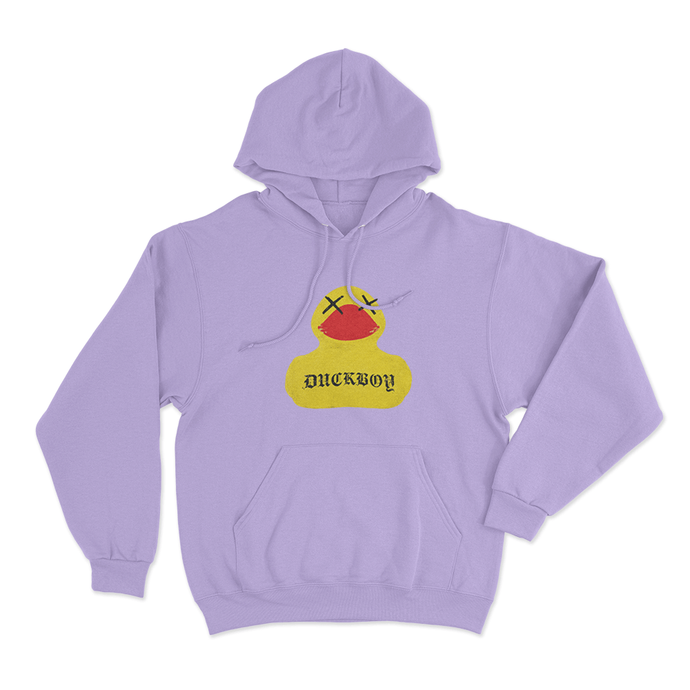 Duckboy Duck Unisex Hoodie Purple Duckboy Duck Unisex Hoodie Purple