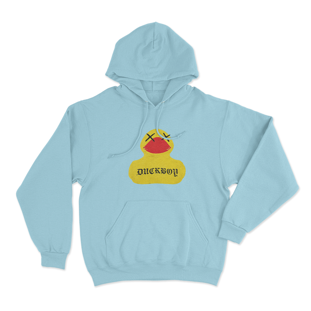Duckboy Duck Unisex Hoodie Sky Blue Duckboy Duck Unisex Hoodie Sky Blue