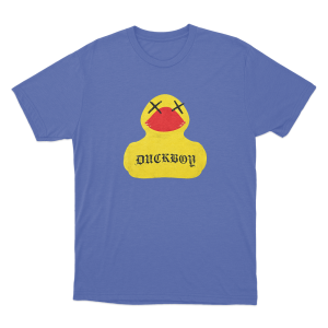Duckboy Duck Unisex T Shirt Blue