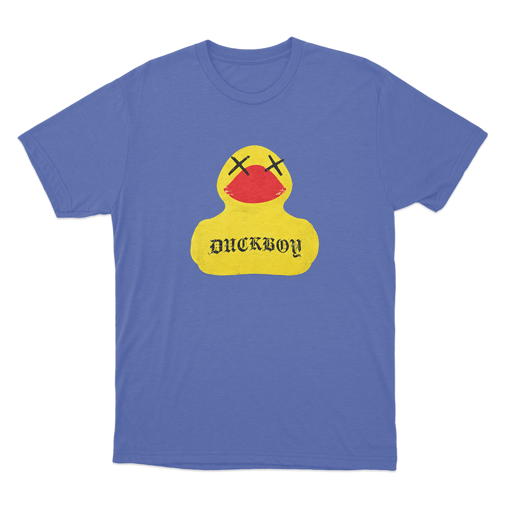 Duckboy Duck Unisex T Shirt Blue Duckboy Duck Unisex T Shirt Blue