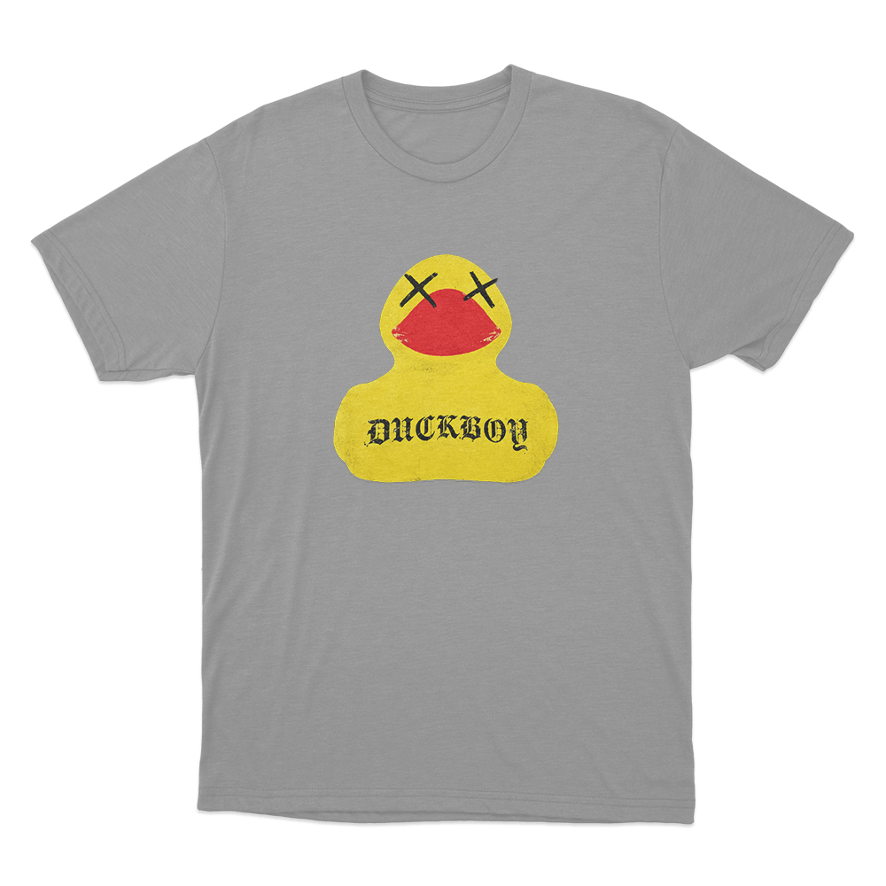 Duckboy Duck Unisex T Shirt Grey Duckboy Duck Unisex T Shirt Grey