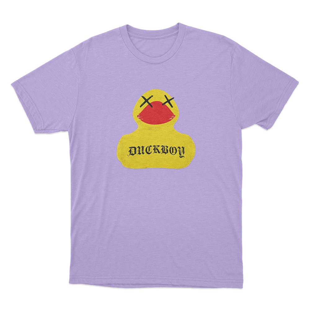 Duckboy Duck Unisex T Shirt Purple Duckboy Duck Unisex T Shirt Purple