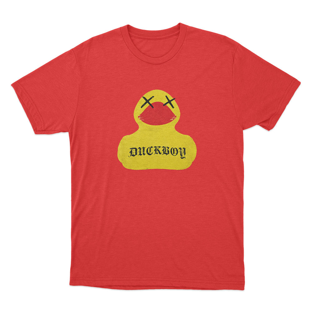 Duckboy Duck Unisex T Shirt Red Duckboy Duck Unisex T Shirt Red