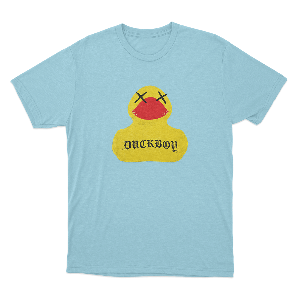 Duckboy Duck Unisex T Shirt Sky Blue Duckboy Duck Unisex T Shirt Sky Blue