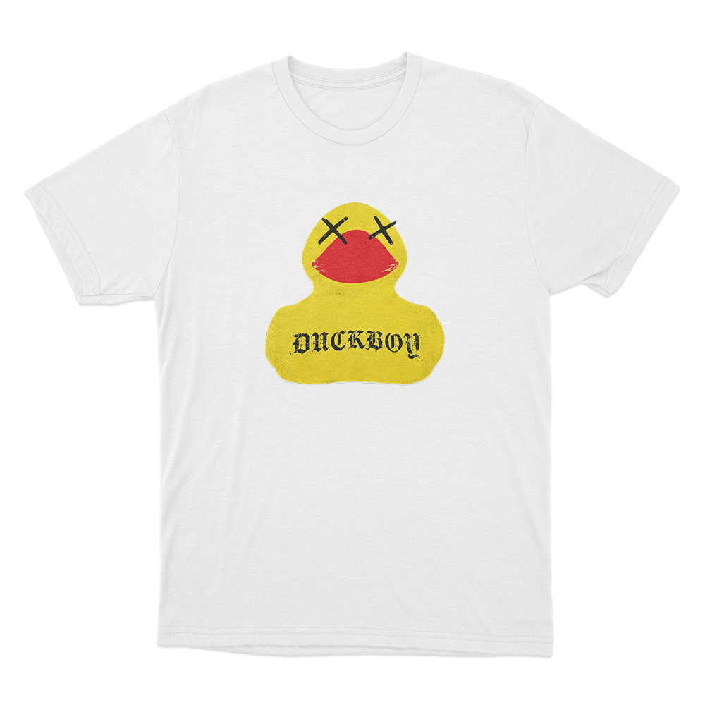 Duckboy Duck Unisex T Shirt White Duckboy Duck Unisex T Shirt White