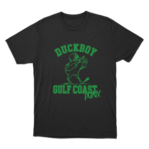 Duckboy Gulf Coast Punx Unisex T Shirt Black