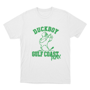 Duckboy Gulf Coast Punx Unisex T Shirt White