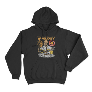 Duckboy Popeyes Unisex Hoodie Black 1