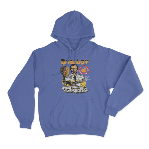 Duckboy Popeyes Unisex Hoodie Blue 1