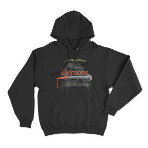 Hunted By The Demons Unisex Hoodie Black