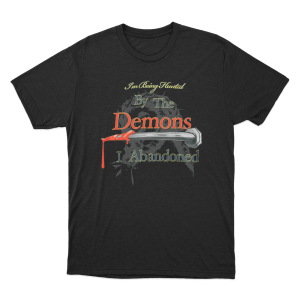 Hunted By The Demons Unisex T Shirt Black